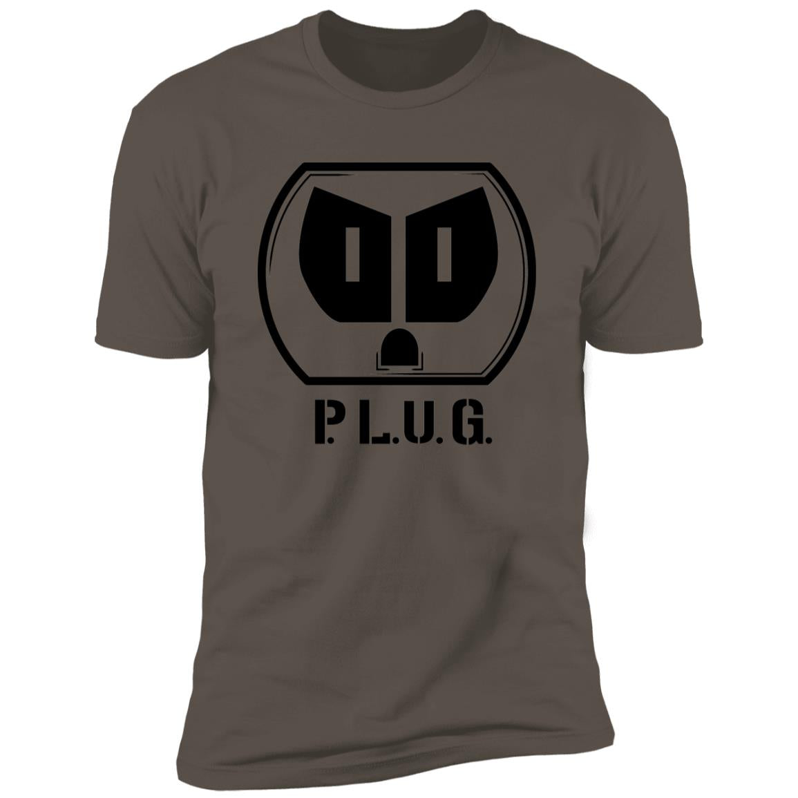 Short Sleeve Plug T-Shirt w/black logo