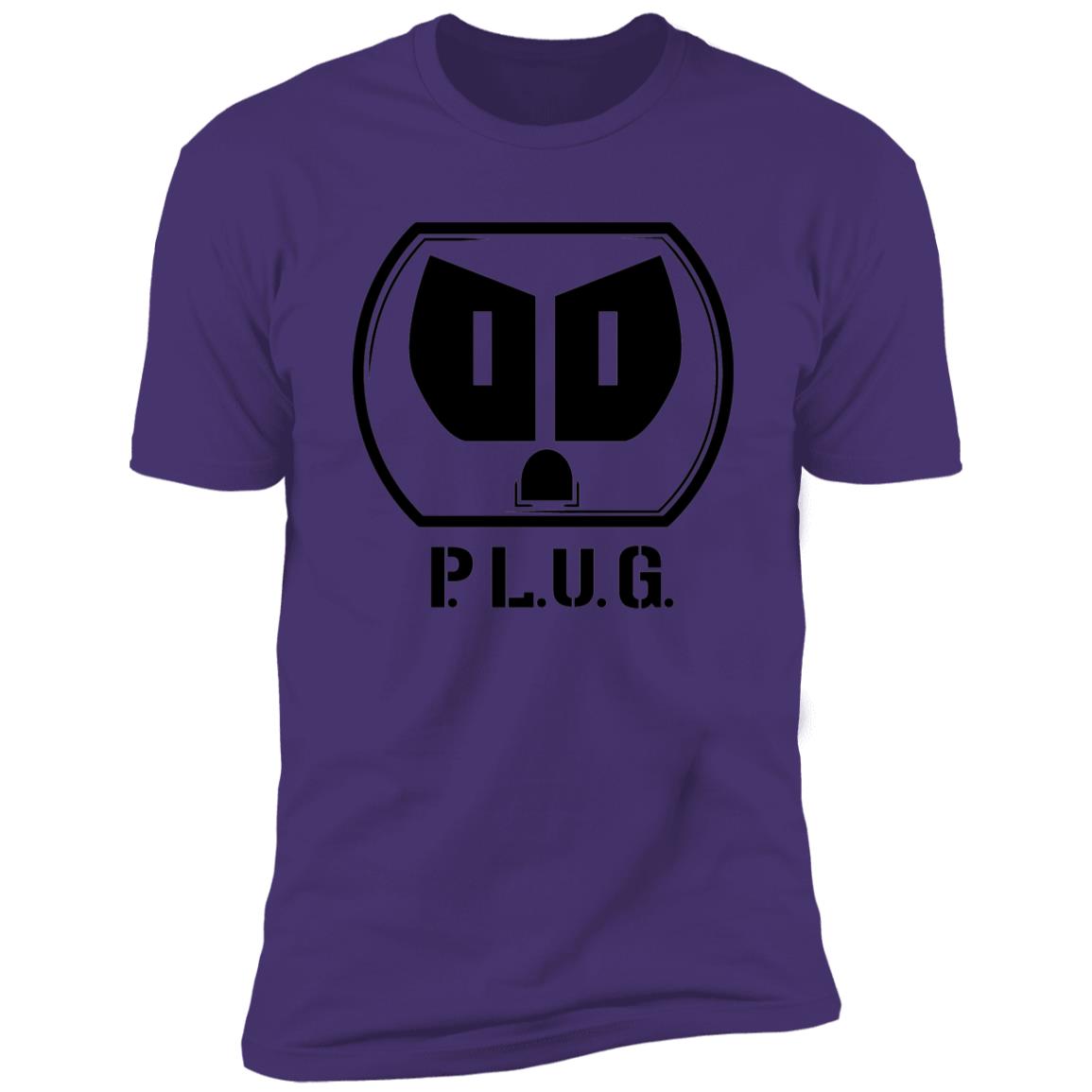 Short Sleeve Plug T-Shirt w/black logo