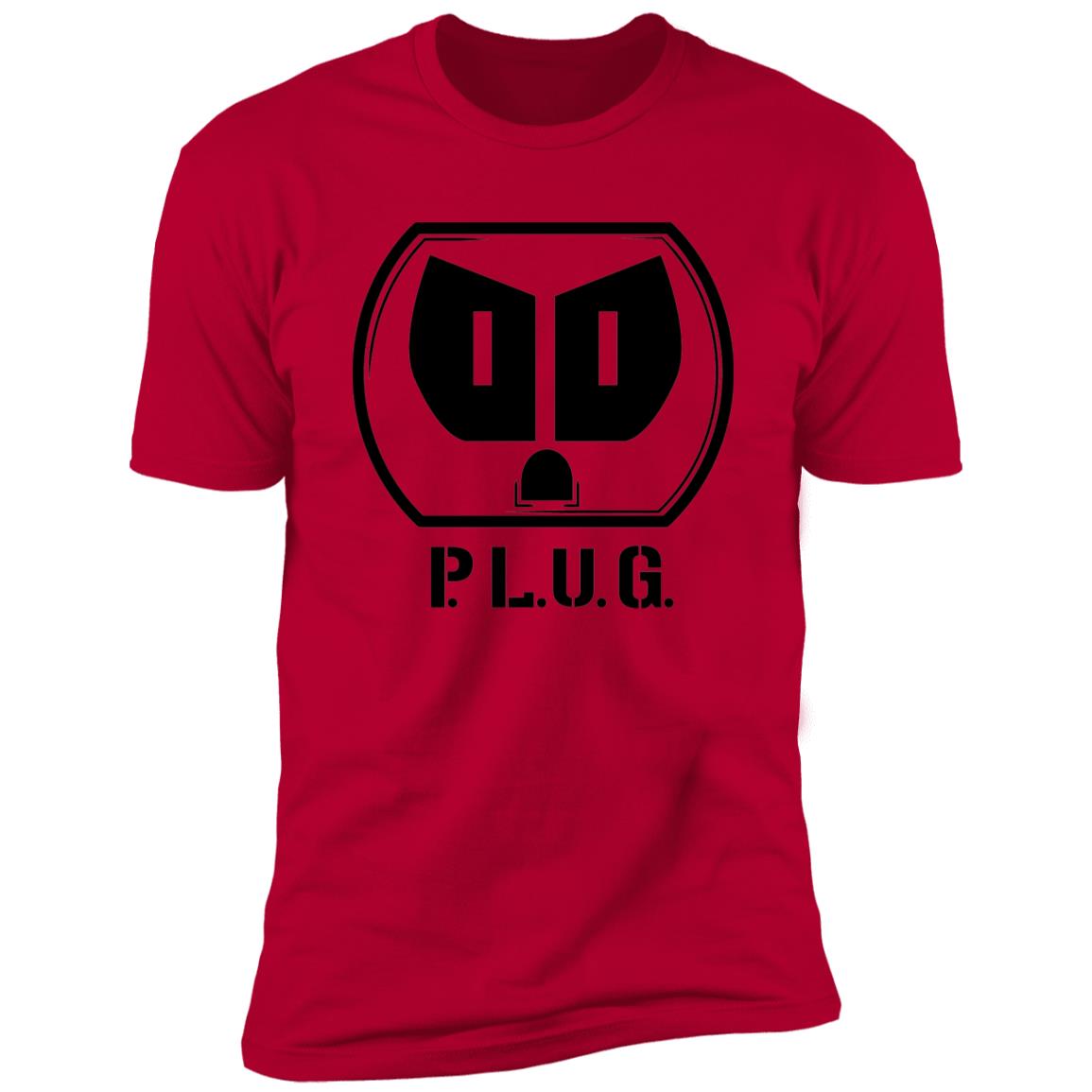 Short Sleeve Plug T-Shirt w/black logo