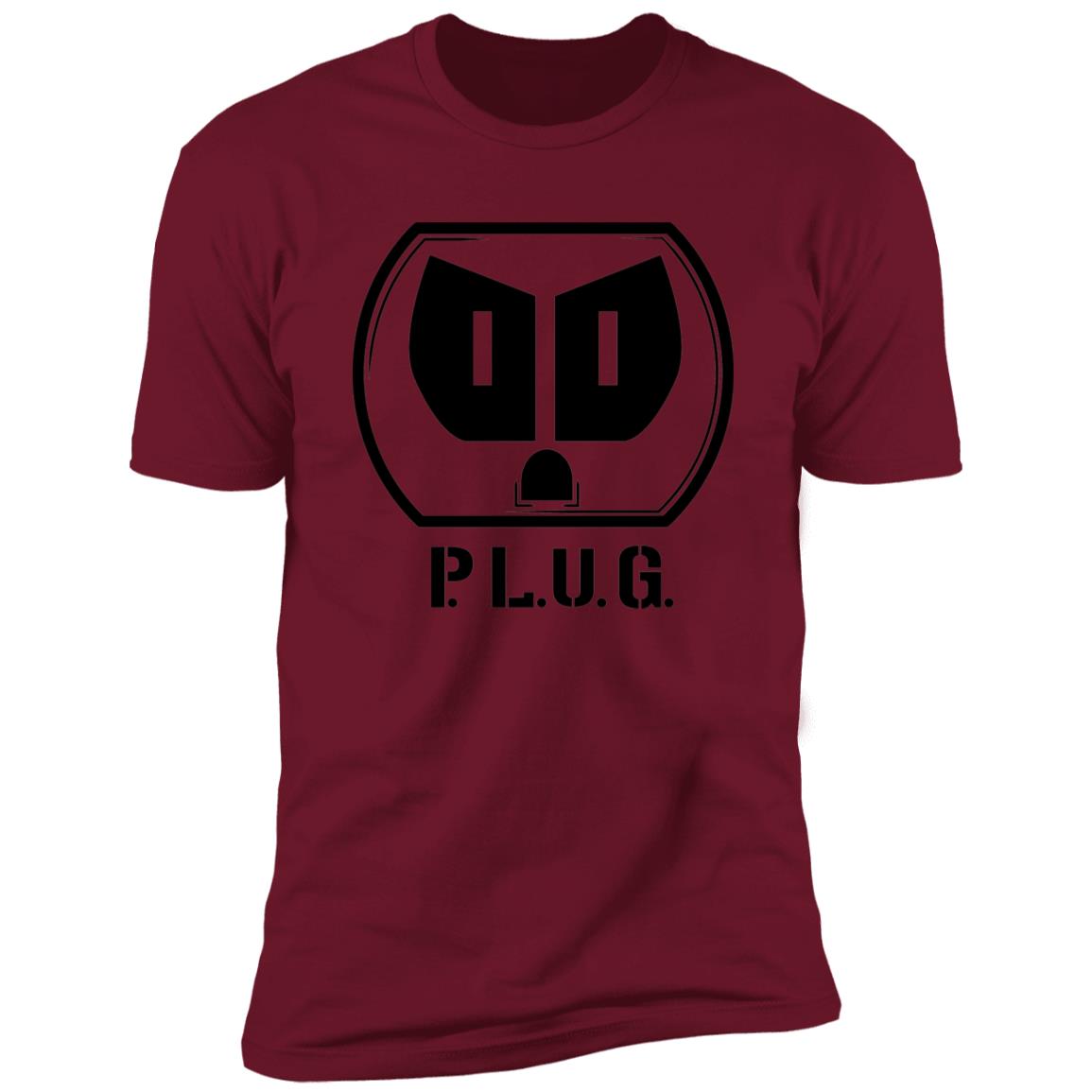 Short Sleeve Plug T-Shirt w/black logo