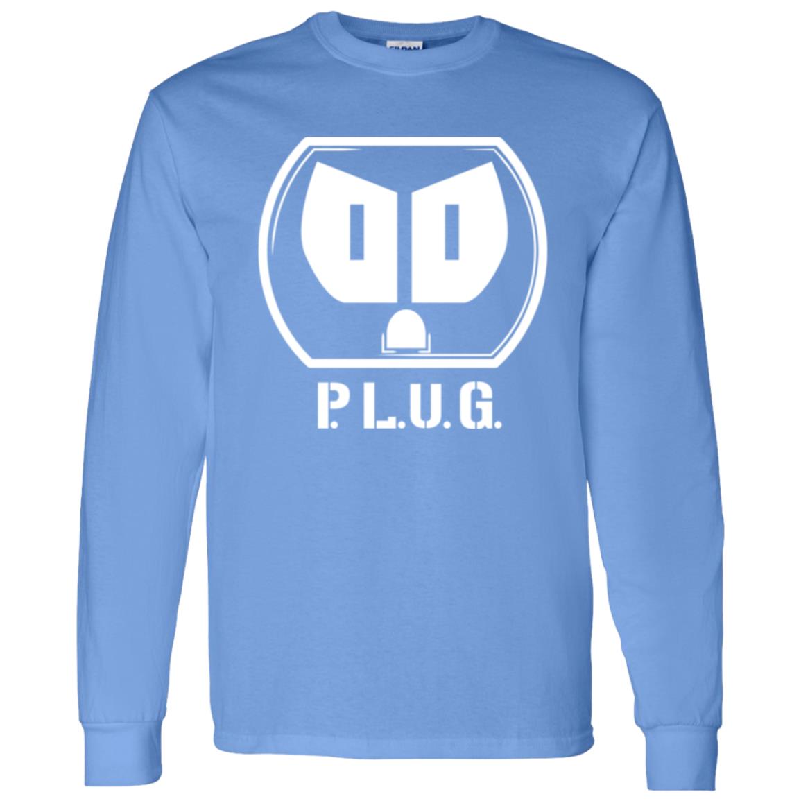 Long sleeve Plug T-Shirt w/white logo