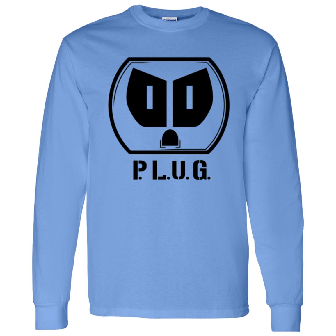 Long sleeve Plug T-Shirt Black logo