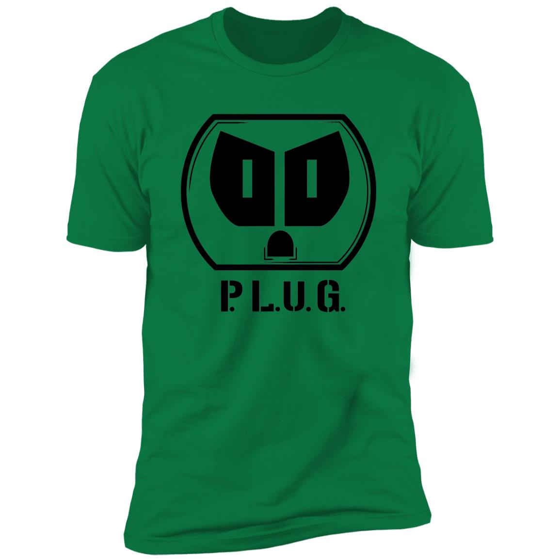Short Sleeve Plug T-Shirt w/black logo