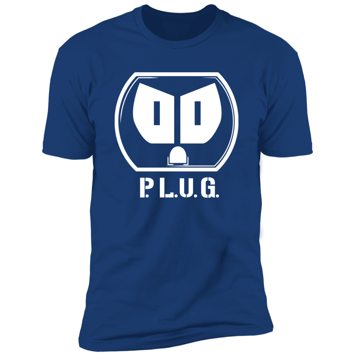 Plug Short Sleeve T-Shirt w/white logo