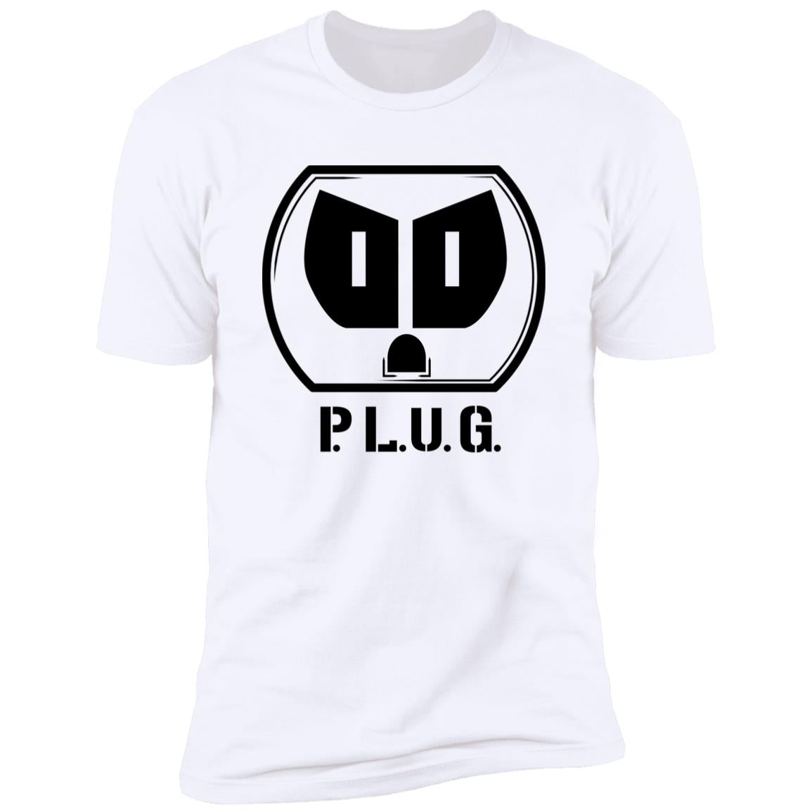 Short Sleeve Plug T-Shirt w/black logo
