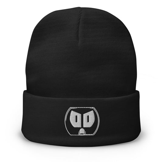 Embroidered Plug Beanie