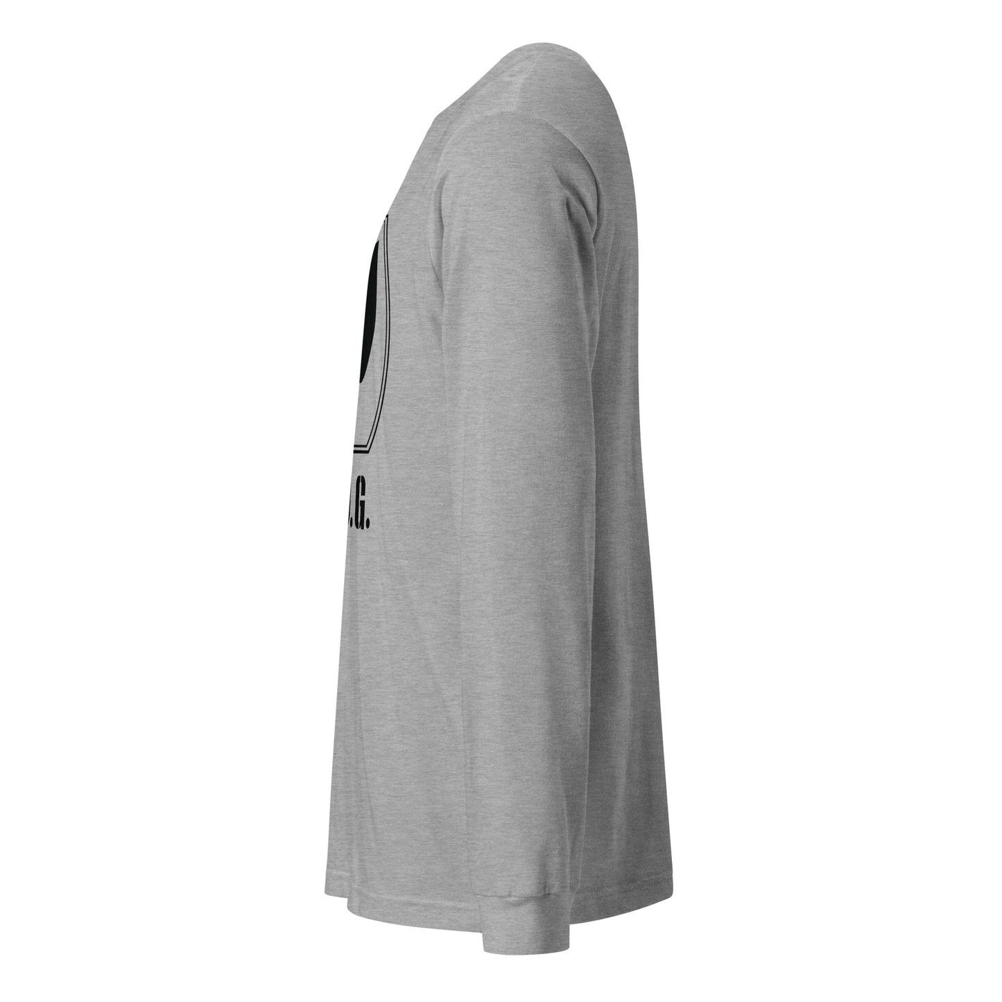 Ladies Long Sleeve Plug Tee w/Black logo