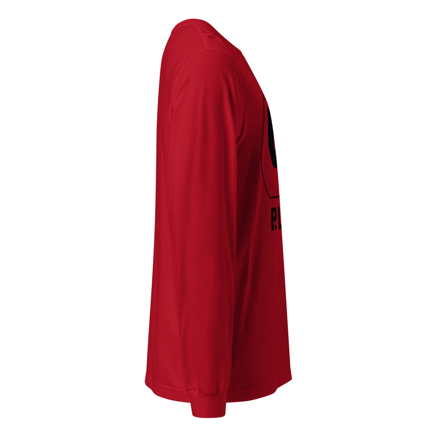 Ladies Long Sleeve Plug Tee w/Black logo