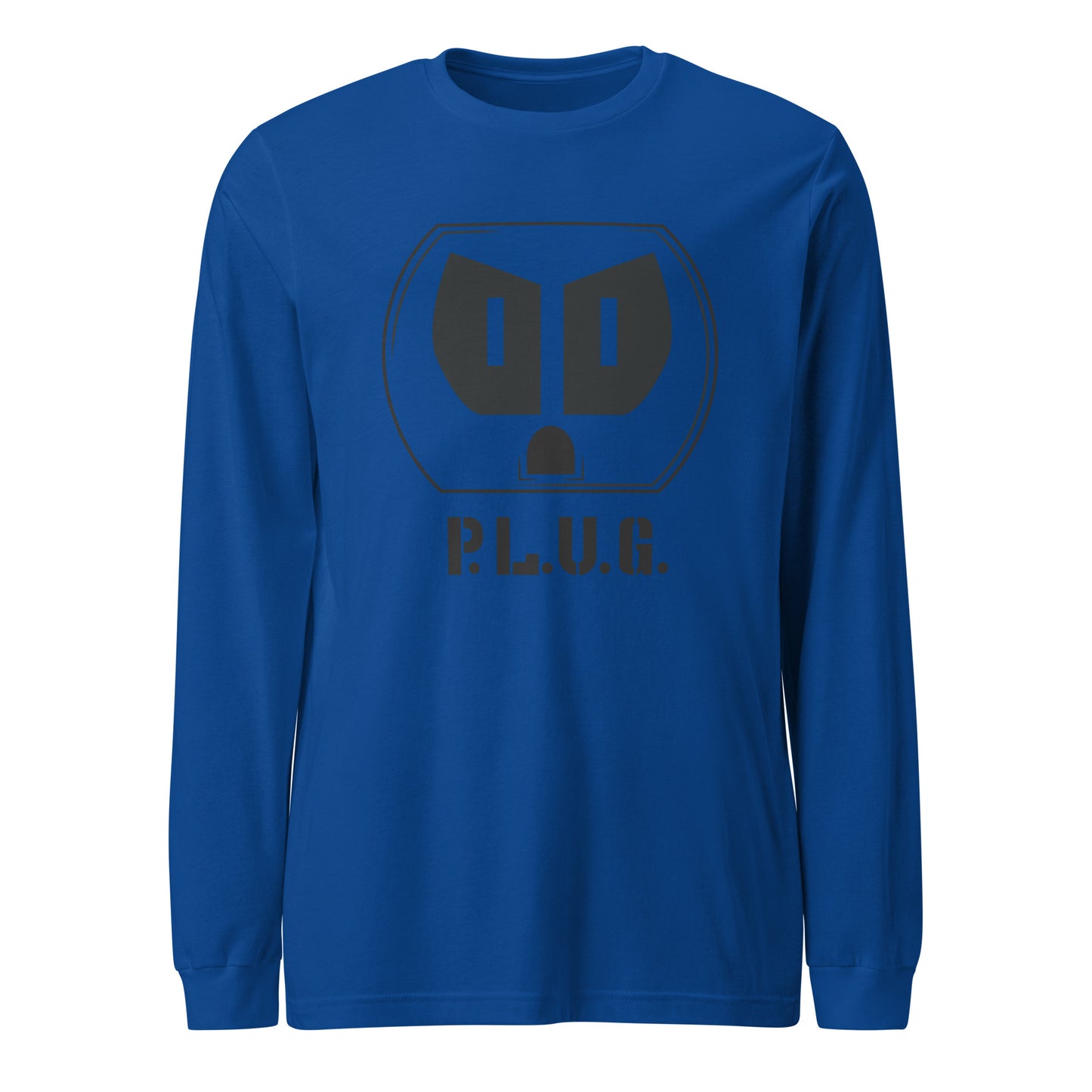 Ladies Long Sleeve Plug Tee w/Black logo