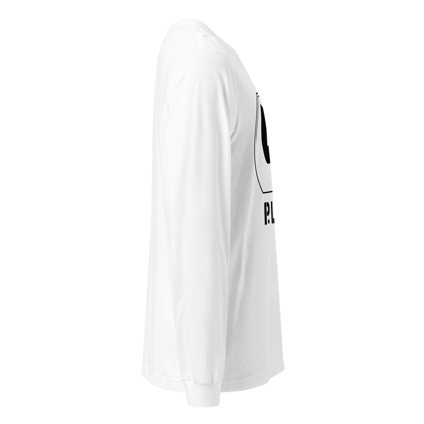Ladies Long Sleeve Plug Tee w/Black logo