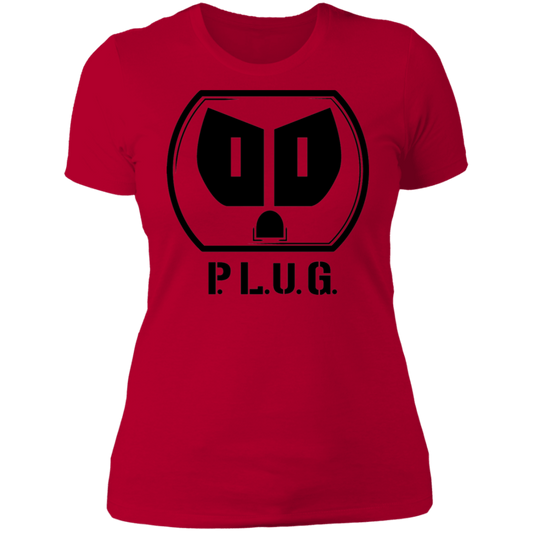 Ladies Plug Boyfriend T-Shirt
