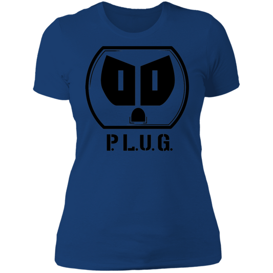 Ladies Plug Boyfriend T-Shirt