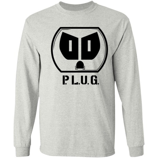 Long sleeve Plug T-Shirt Black logo